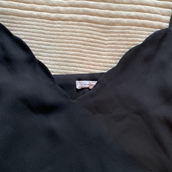 Two Black Spaghetti Strap Tanks Size L - Picture 4 of 9